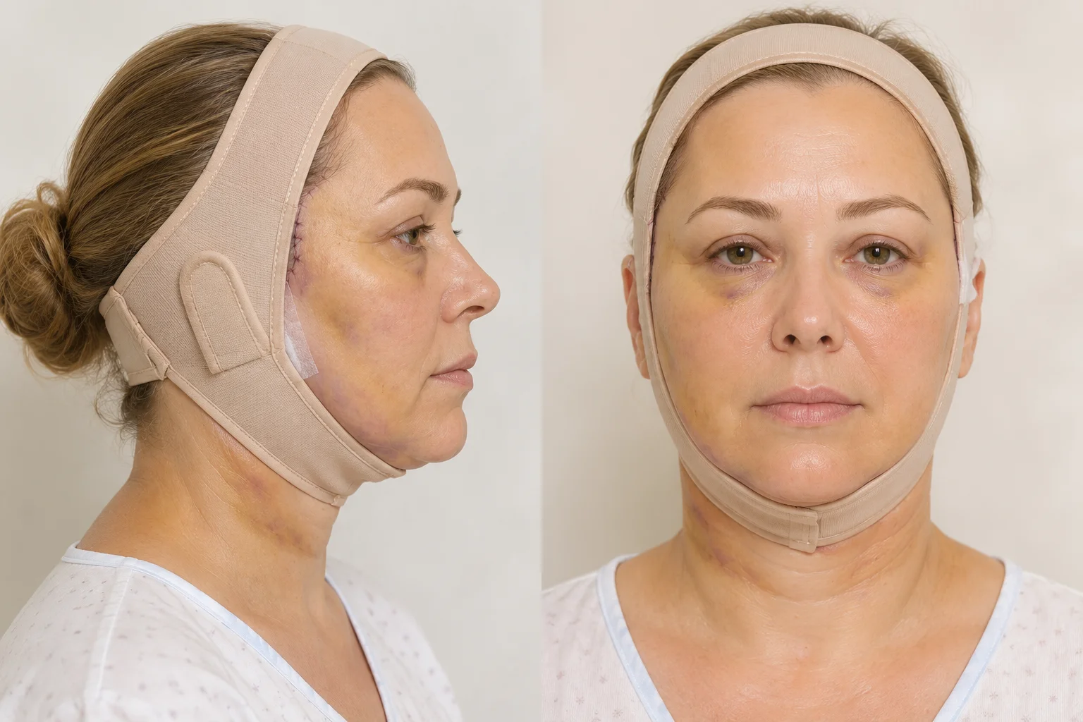 Facelift recovery swelling and bruising days 2 to 3 after surgery what to expect